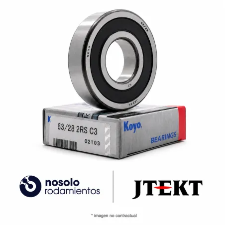 RODAMIENTO KOYO 63/28 2RS C3 28X68X18