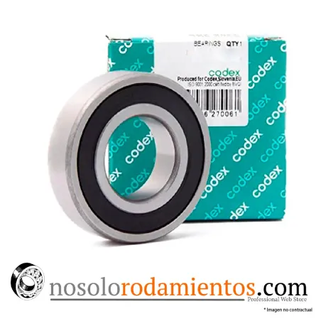 RODAMIENTO CODEX 6210-2RS 50X90X20