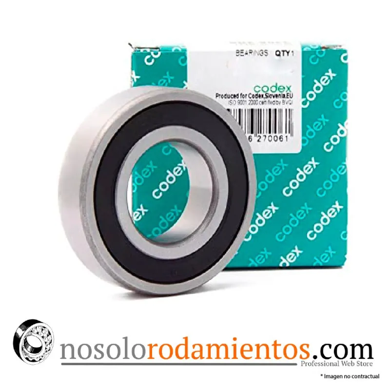RODAMIENTO CODEX 6904-2RS 20X37X9