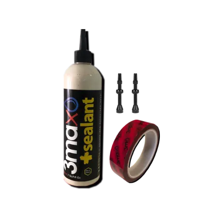 3MAX - PACK TUBELESS +SEALANT + PROTAPE + VÁLVULAS
