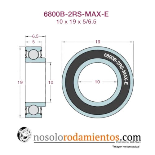 RODAMIENTO 6800B-2RS MAX-E...