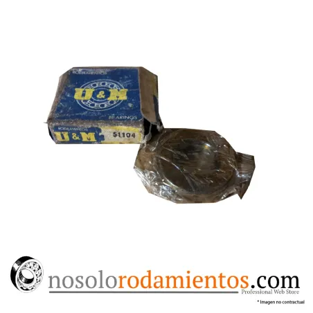 OUTLET- RODAMIENTO 51104 U&M 20X35X10