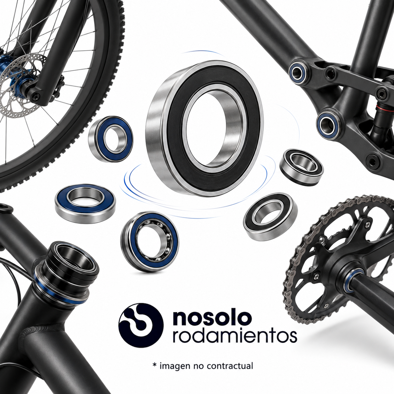 RODAMIENTOS Y ACCESORIOS PARA BICICLETAS
